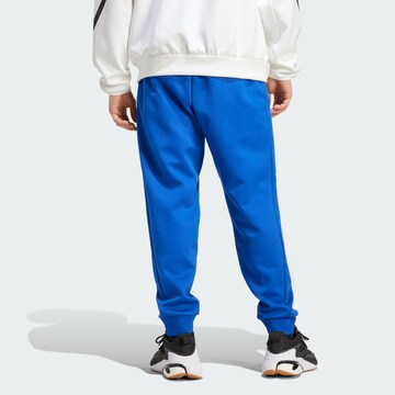 ADIDAS SPORTSWEAR Tapered Workout Pants 'Z.N.E.' in Blue