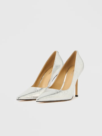 MICHAEL Michael Kors Lodičky 'Elyse' – stříbrná