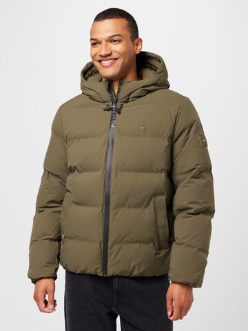 TOMMY HILFIGER Winterjas in Groen: voorkant