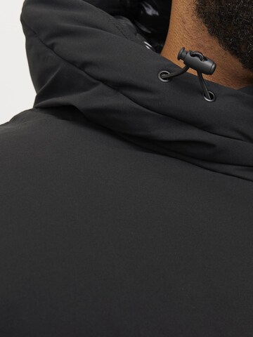 Jack & Jones Plus Vinterfrakke 'JORVesterbro' i sort