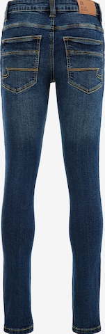 Skinny Jeans de la WE Fashion pe albastru