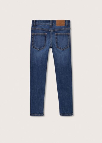 MANGO KIDS Slimfit Jeans i blå