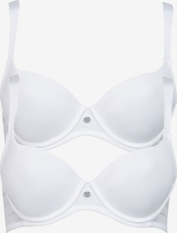 Lisca T-shirt Bra 'Alegra' in White: front