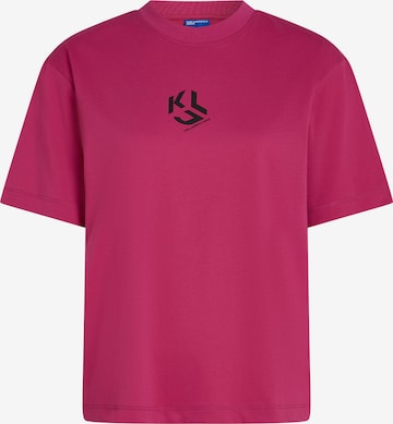 KARL LAGERFELD JEANSMajica - crvena boja: prednji dio