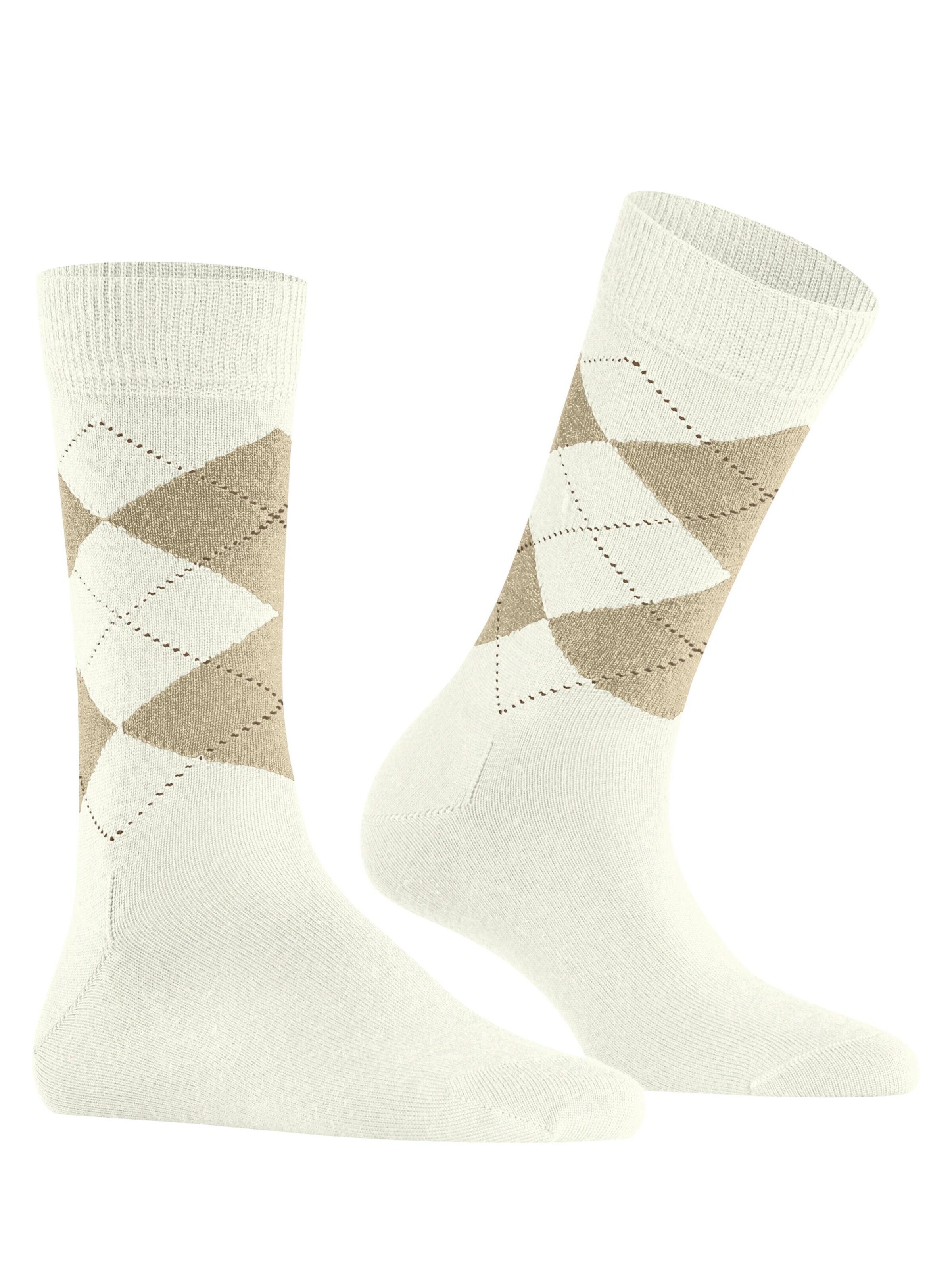BURLINGTON Socken 'Marylebone Glitter'‌‌‌‌‌‌ in Weiß