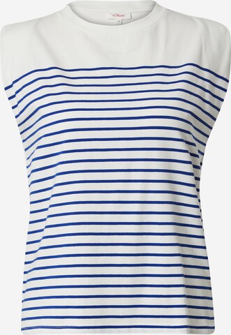 s.Oliver Top in Blauw: voorkant