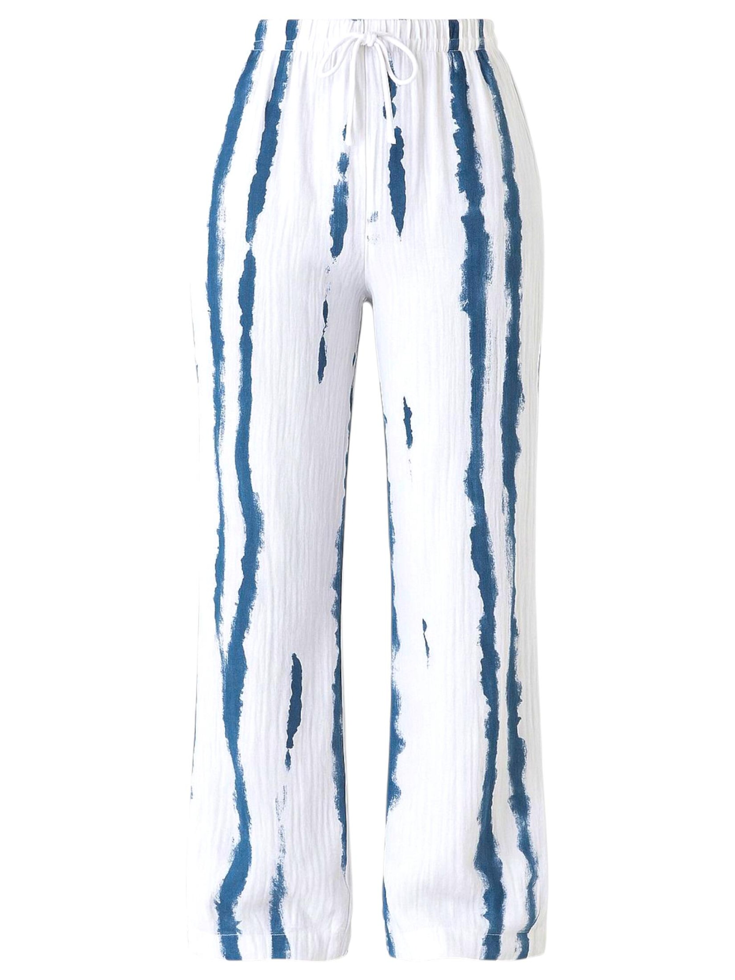 WENOR Wide Leg Bukser 'Taima' i grøn: forside