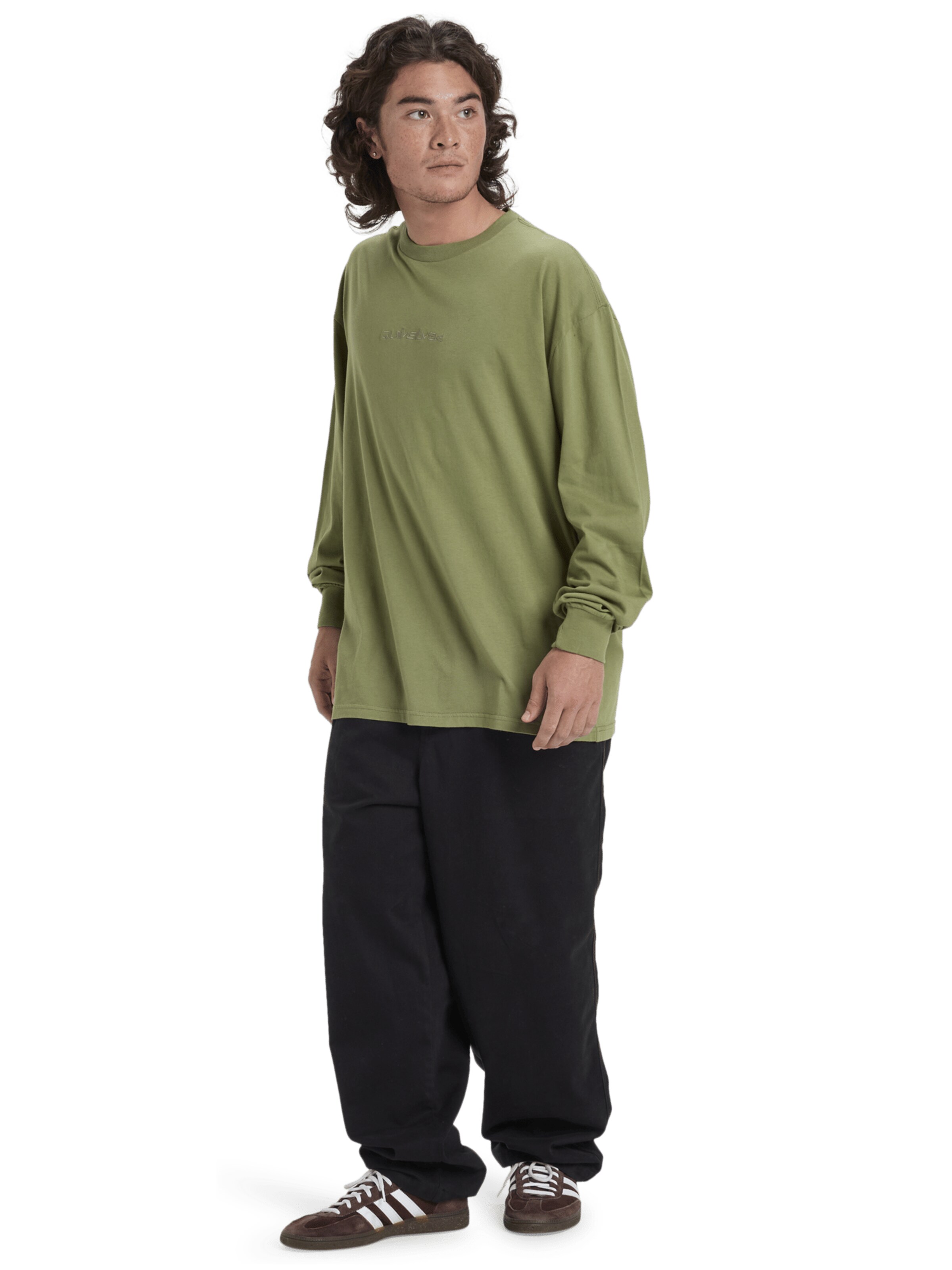 QUIKSILVER Shirt 'Salt Water' in Green