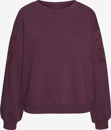 VIVANCESweater majica - ljubičasta boja: prednji dio