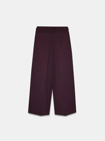 Dilvin Wide leg Pants in Red