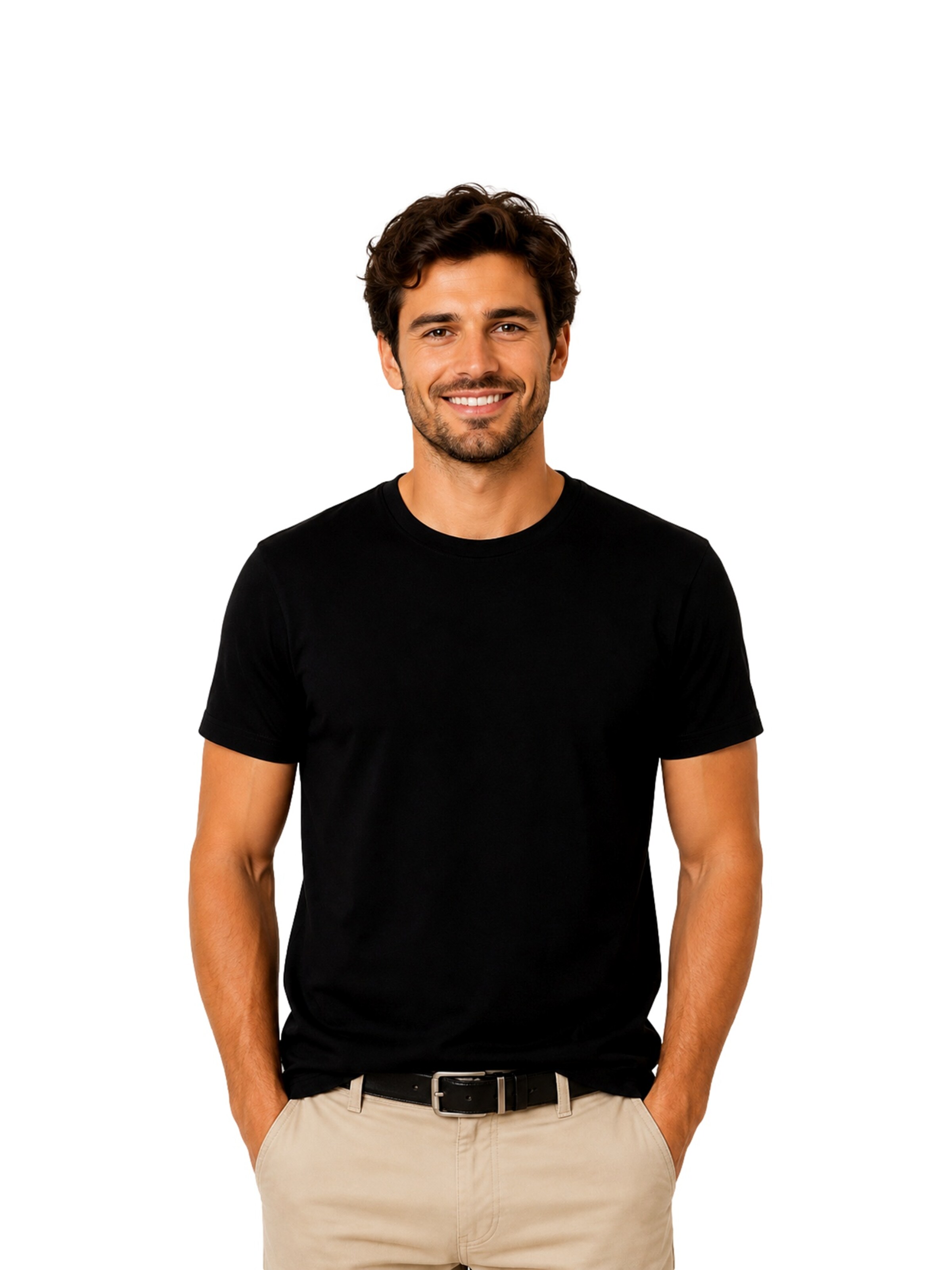 Maglietta 'Ivan' di JACK & JONES in nero: frontale