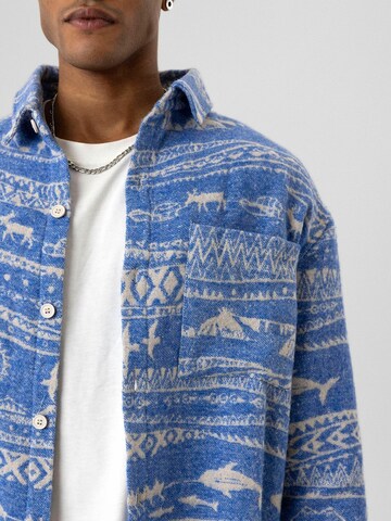 Dandalo Comfort fit Button Up Shirt 'Daniel' in Blue