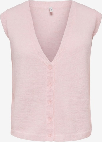 Gilet 'ONLHelga' ONLY en rose : devant