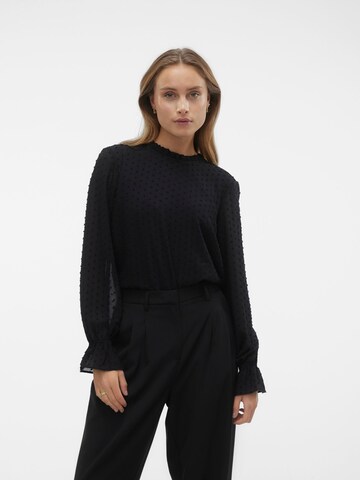 VERO MODA Bluse 'EMMA' in Schwarz: Vorderseite