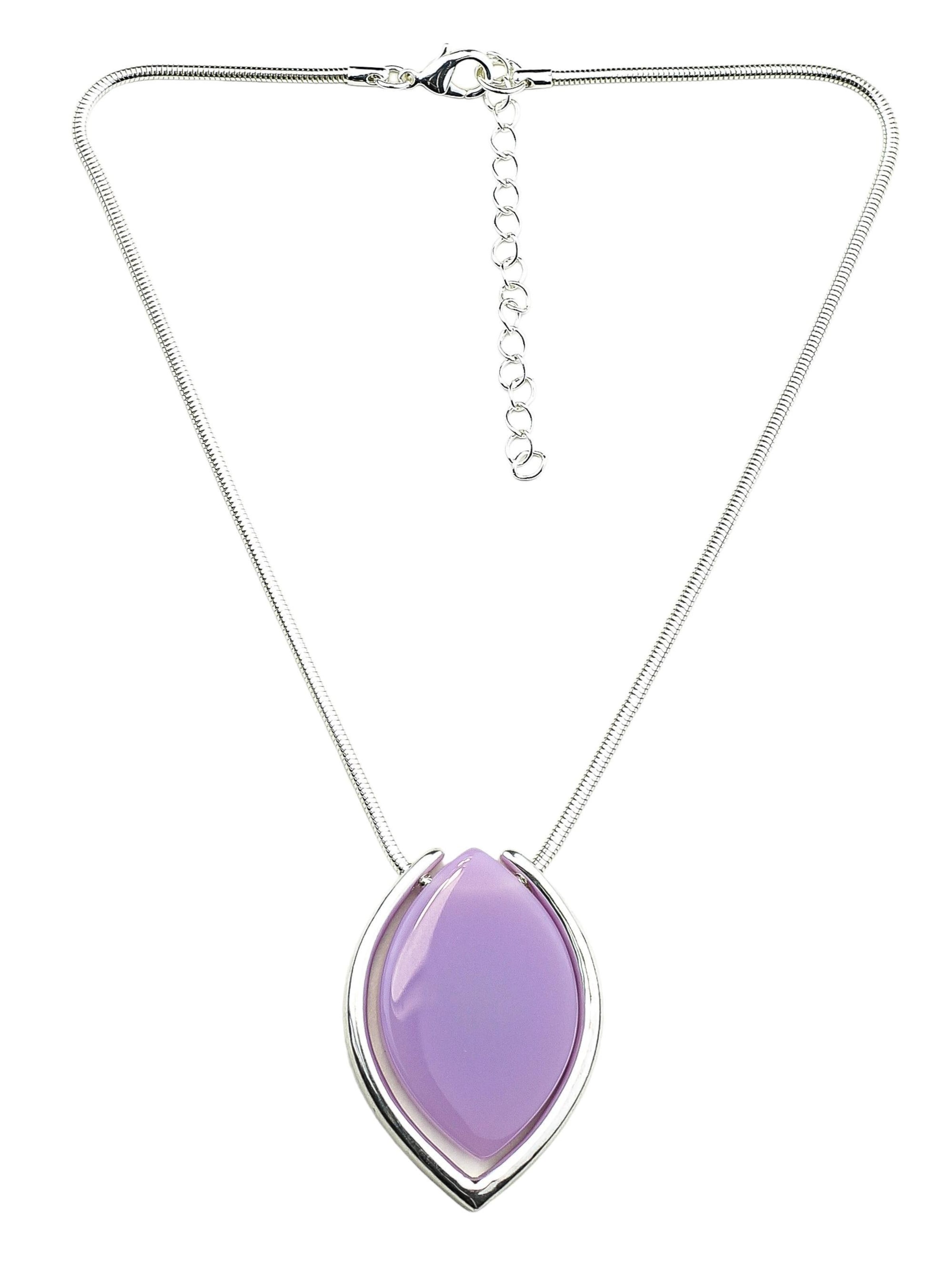 COLLEZIONE ALESSANDRO Necklace 'Celeste' in Purple: front