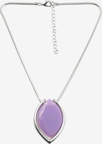 COLLEZIONE ALESSANDRO Necklace 'Celeste' in Purple: front
