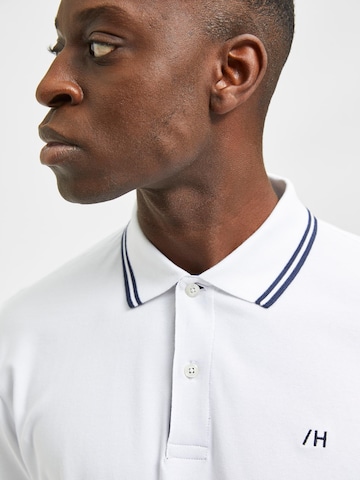 SELECTED HOMME Poloshirt 'Aze' in Weiß