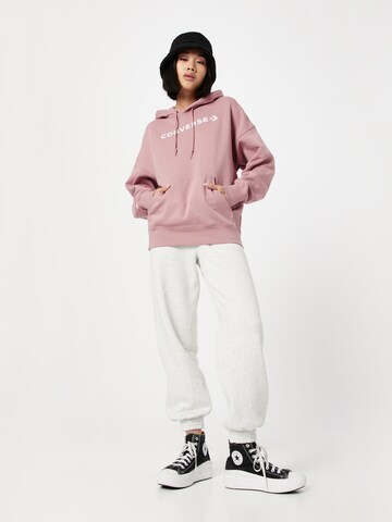 CONVERSE - Sudadera en rosa