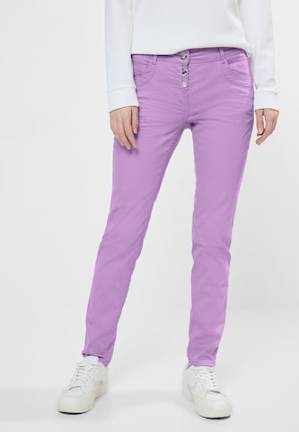 CECIL Slim fit Jeans in Purple: front