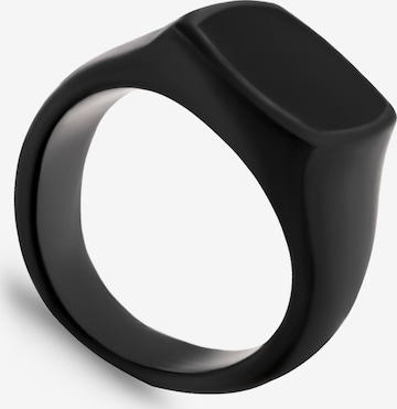 Akitsune Ring 'Opul' in Black: front