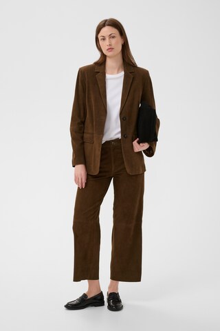 Wide Leg Pantalon 'JadasPW' Part Two en marron