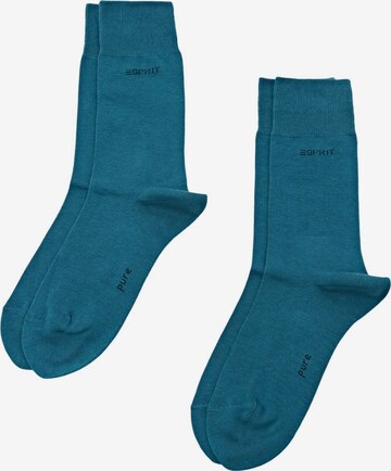 Chaussettes ESPRIT en bleu : devant