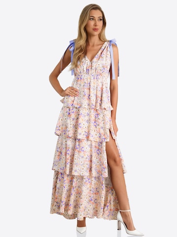 jauktas krāsas Imily Bela Kleita