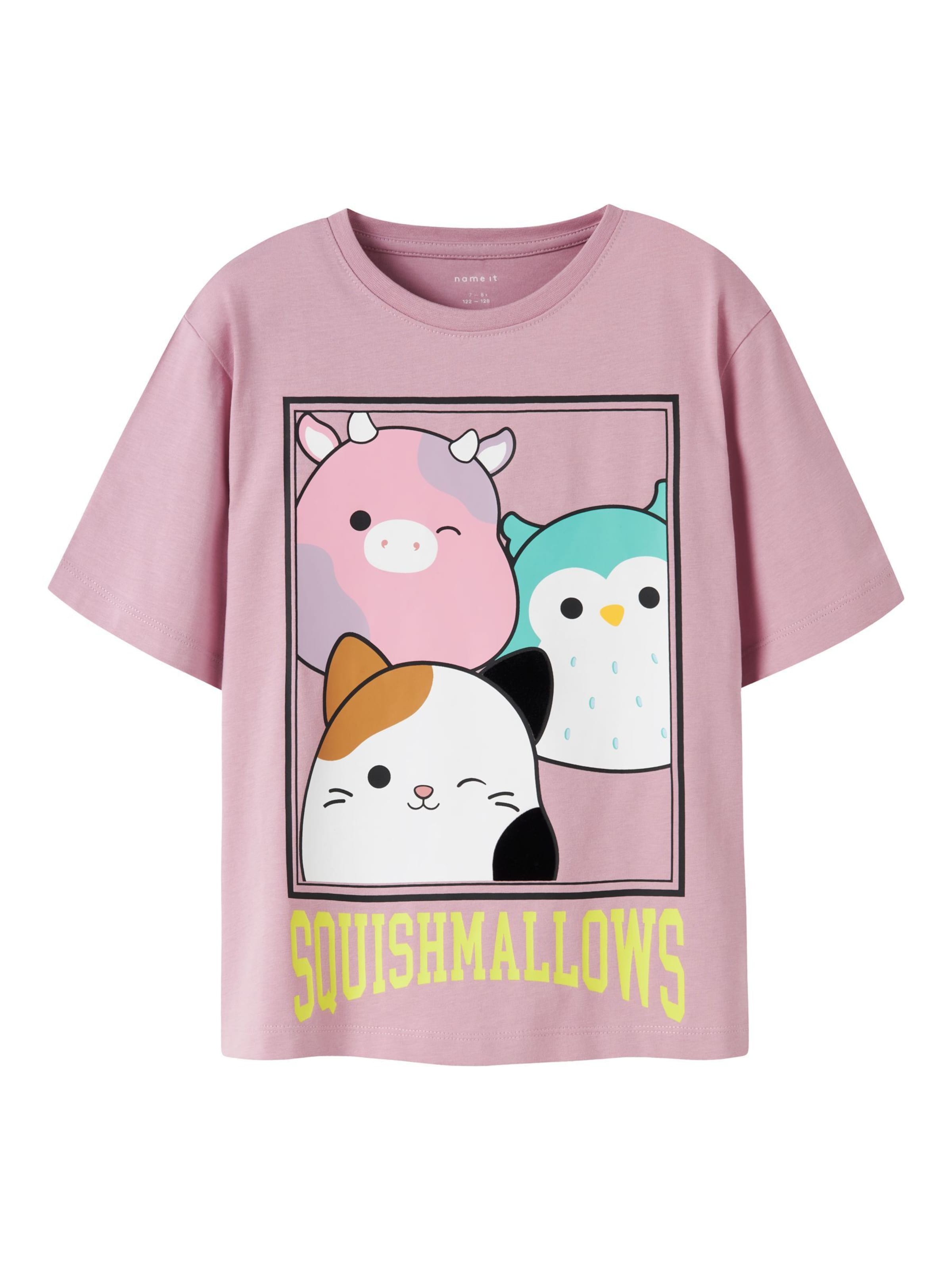 NAME IT Camiseta 'Squishmallows' en 116 en mezcla de colores / rosa, Vista del producto
