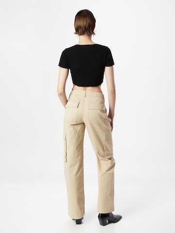NLY by Nelly Regular Cargo trousers in Beige