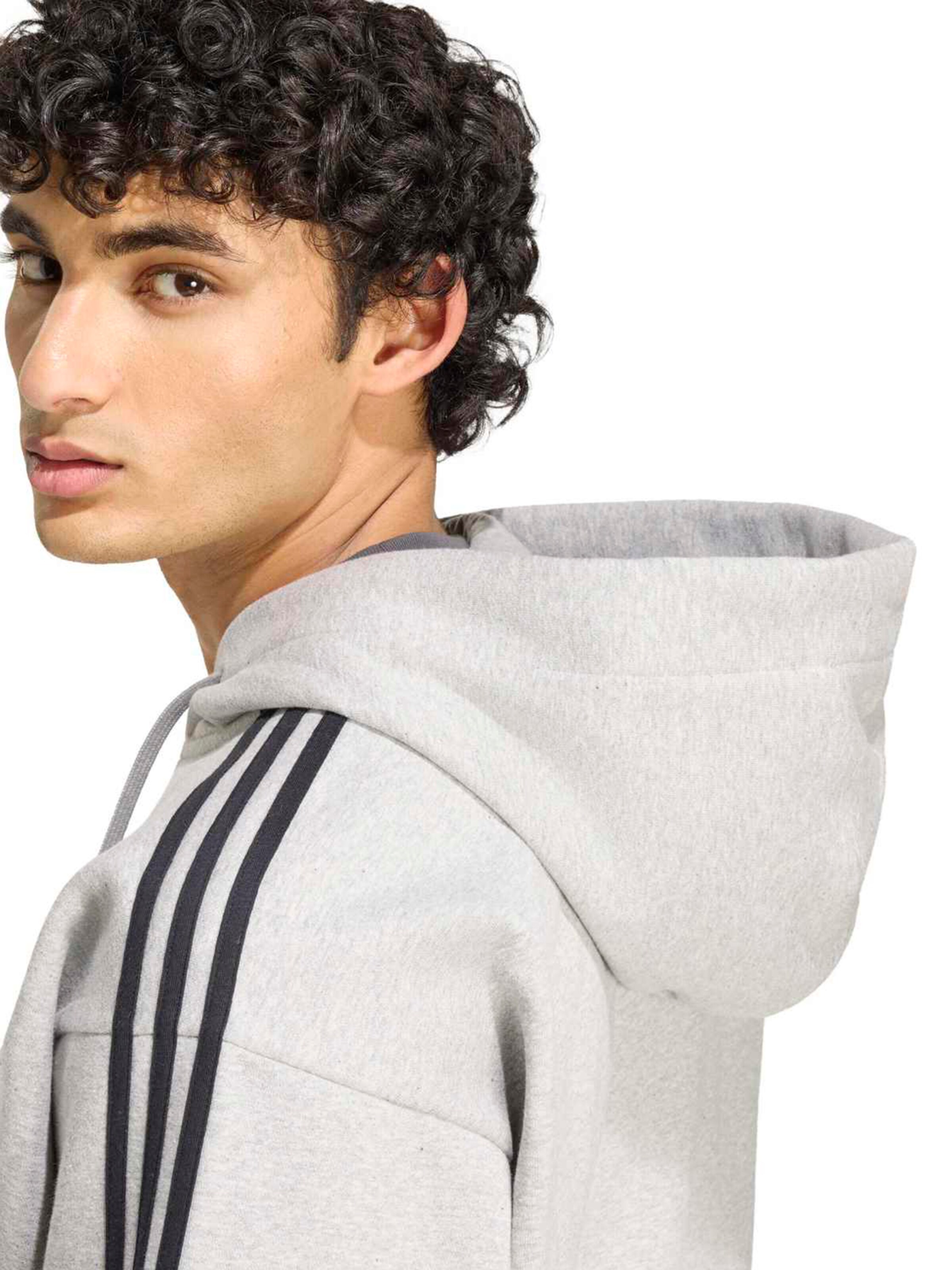 ADIDAS SPORTSWEAR - Casaco de treino em moletão em cinzento
