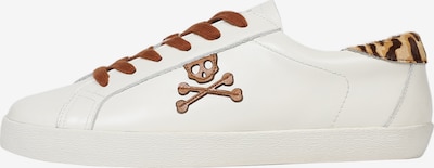 Sneaker low 'Lia Leopard' Scalpers pe maro / maro ruginiu / alb, Vizualizare produs