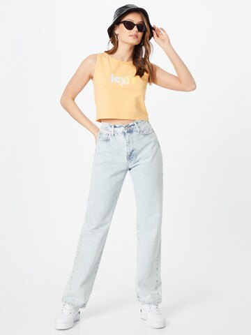 LEVI'S ® Top 'Graphic Stellar Crop Tnk Cali Gradient F' in Oranje