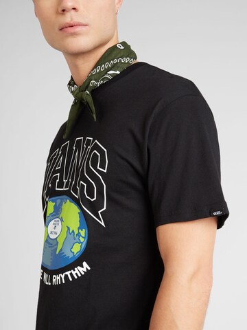 VANS T-Shirt 'OFF THE RECORD NATION' in Schwarz