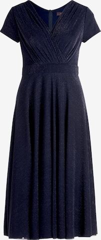 Robe de cocktail Vera Mont en bleu : devant