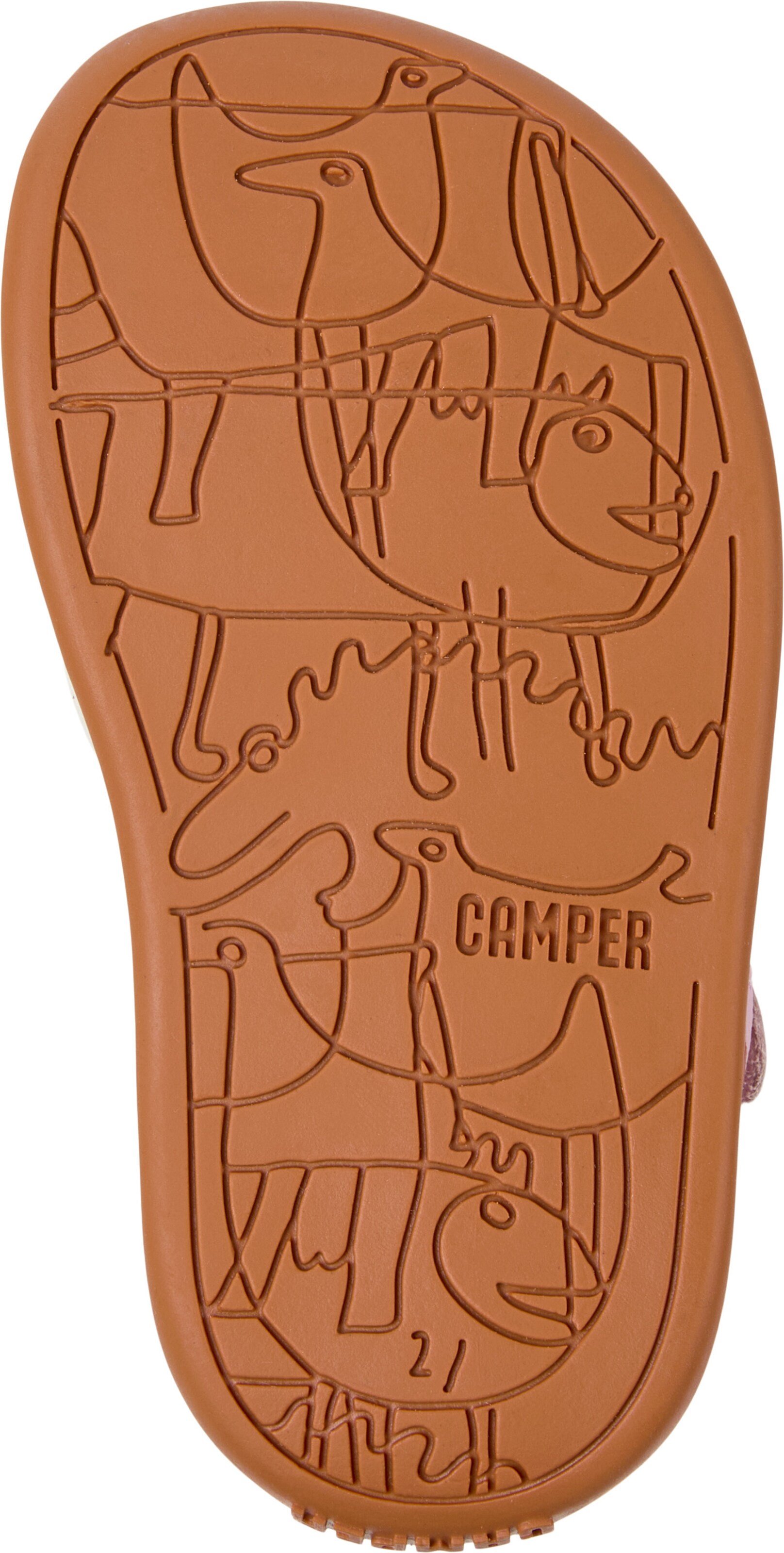 CAMPER Sandalen 'Bicho' in Roze