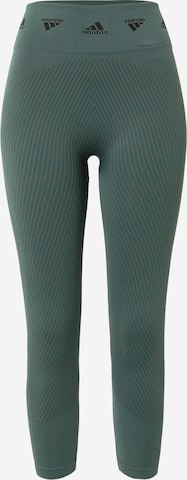 ADIDAS SPORTSWEARSportske hlače 'Aero' - zelena boja: prednji dio