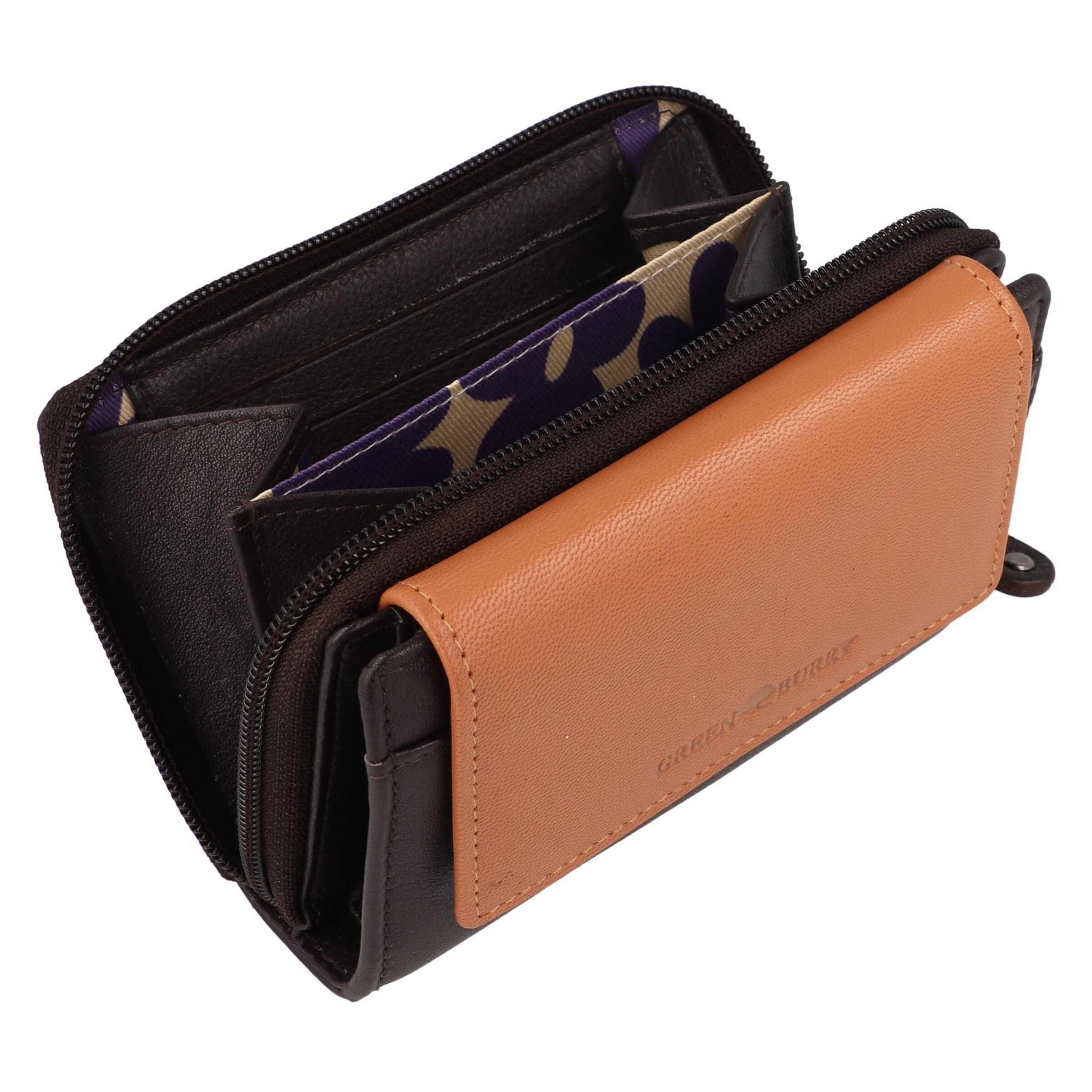 GREENBURRY Wallet 'Nappa' in Brown