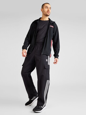 ADIDAS ORIGINALS Sweatjacke 'Adicolor Adibreak' in Schwarz