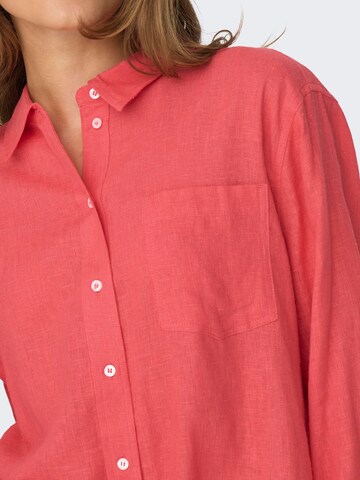 Camicia da donna 'TOKYO' di ONLY in rosso