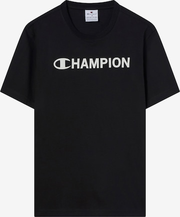 T-Shirt Champion Authentic Athletic Apparel en noir : devant