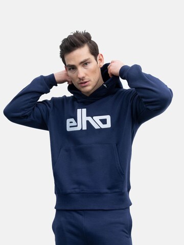 elho Sweatshirt 'Luzern 90' in Blauw: voorkant
