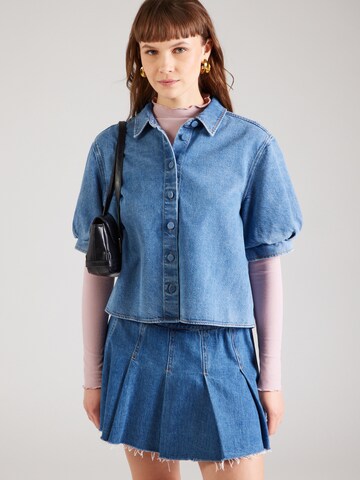 Camicia da donna di FRAME in blu: frontale