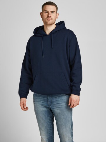 Jack & Jones Plus Sweatshirt in Blue: front