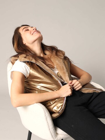 Gilet 'Nara' Deeluxe en or