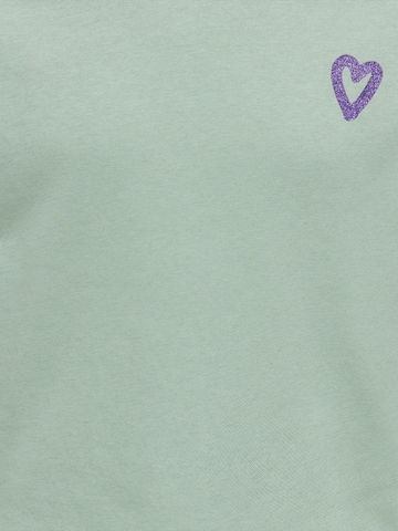 Sweat-shirt 'KOGCOOPER' ONLY GIRLS en vert