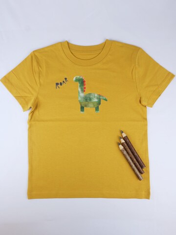 MelaDi Shirt 'Dino'‌‌‌‌‌‌ in Gelb
