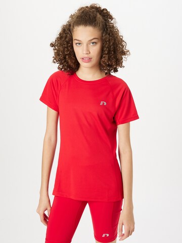 Newline Functioneel shirt in Rood: voorkant