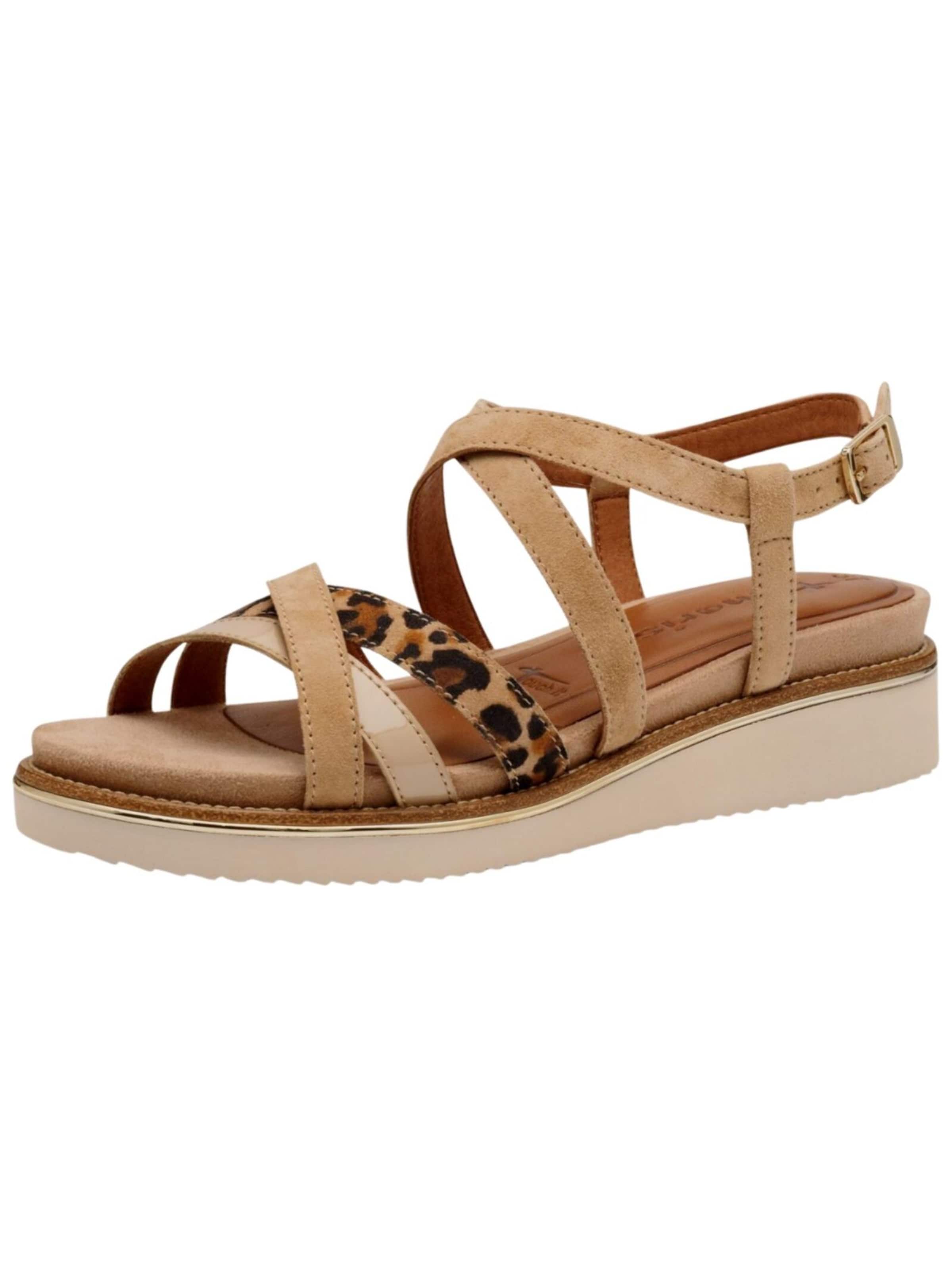 Tamaris - Sandália em castanho: frente