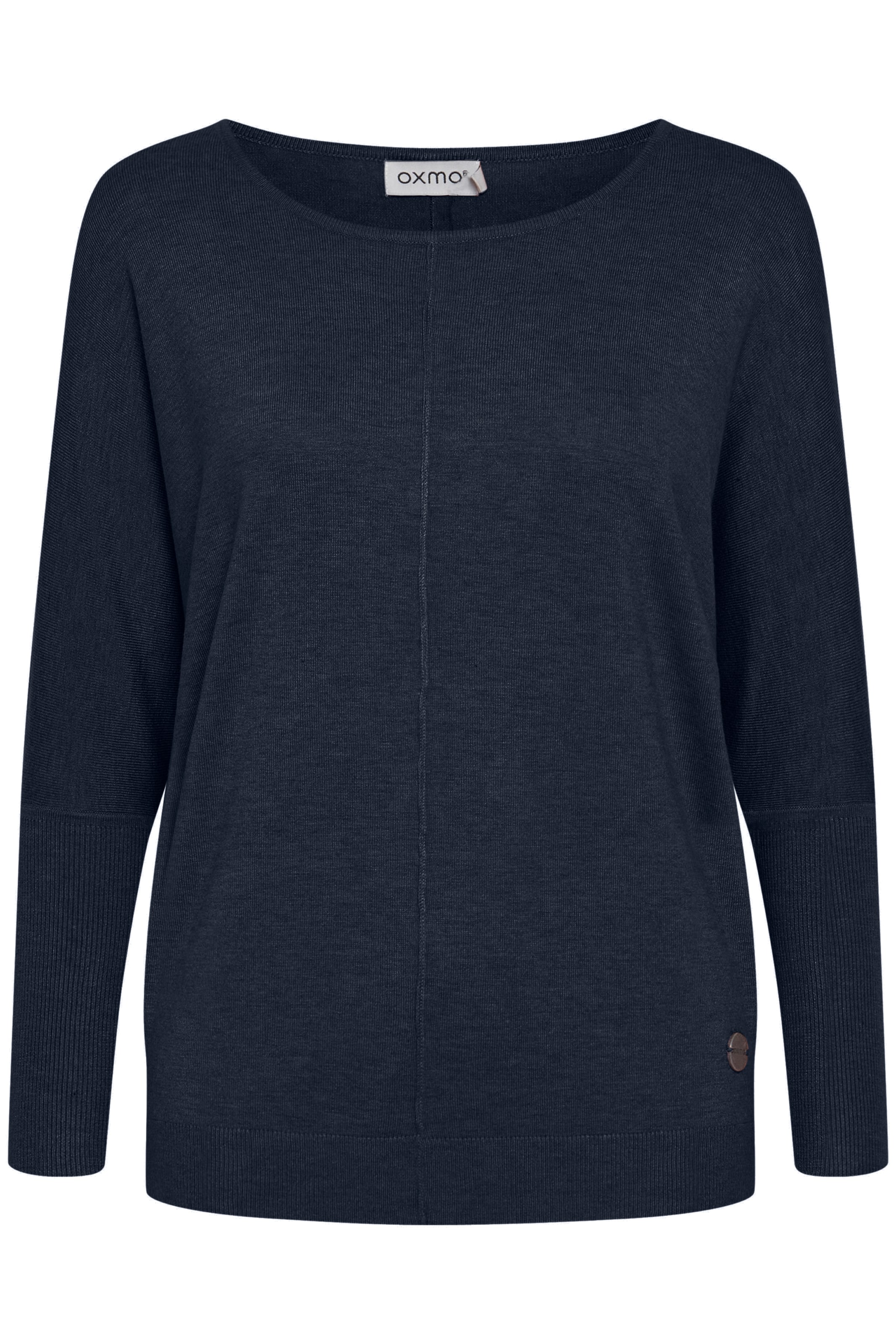 Oxmo Trui &#x27;Herdis&#x27; in Blauw: voorkant