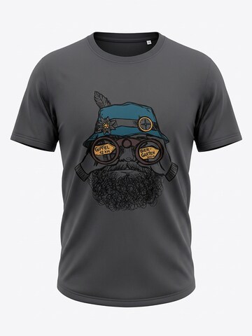 karlskopf Shirt 'WANDERER' in Grey: front